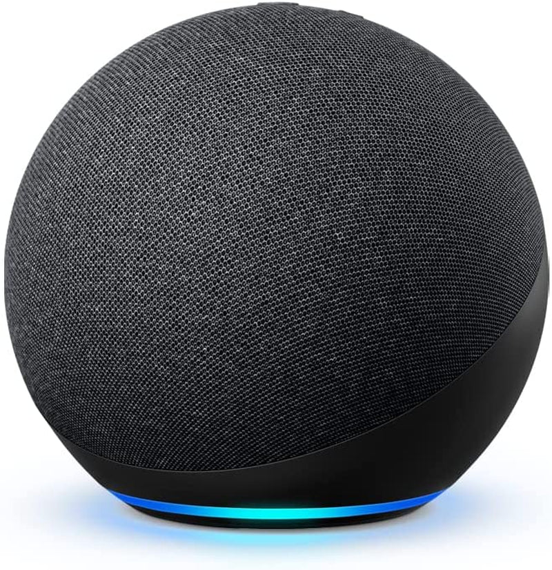Echo (Newest Model), Alexa Speaker with Premium Sound, Ideal for Large Bedrooms, Living Rooms and Kitchens, Charcoal